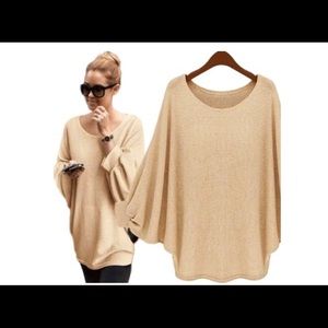Oversized Batwing top